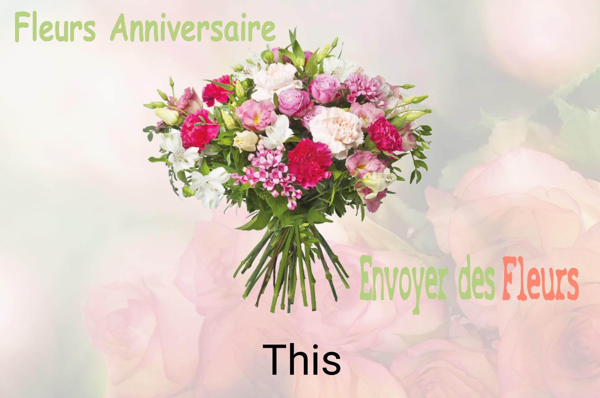 Bouquet de fleurs d’anniversaire livré à This