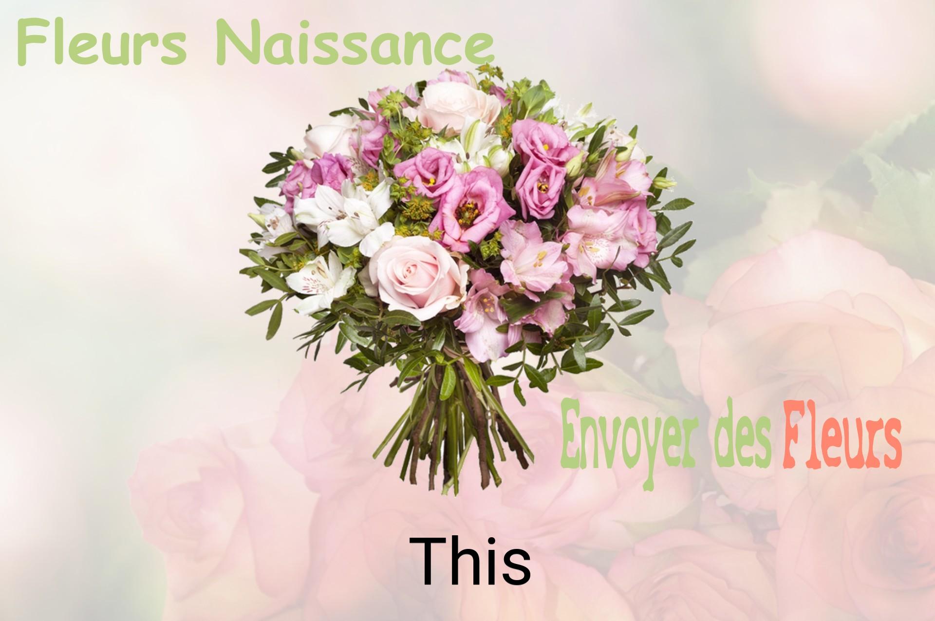 Bouquet de fleurs de naissance livré à This
